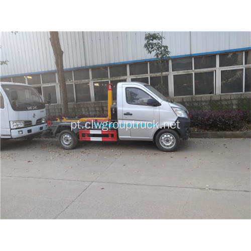 Caminhão de lixo Changan 4x2 lixo lixo removível bin